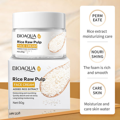 BIOAQUA Rice Raw Pulp Face Cream 50g