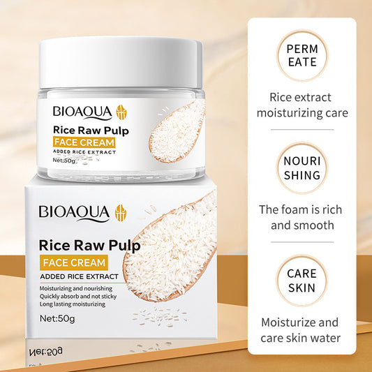BIOAQUA Rice Raw Pulp Face Cream 50g