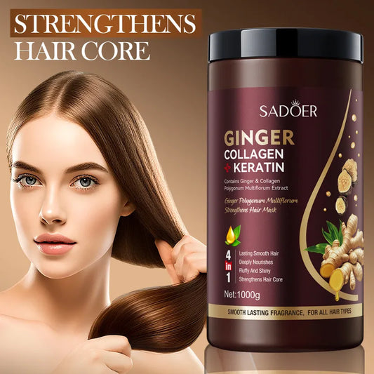 Ginger Ginseng Hair Mask Deep Nourishing 1000g by SADOER