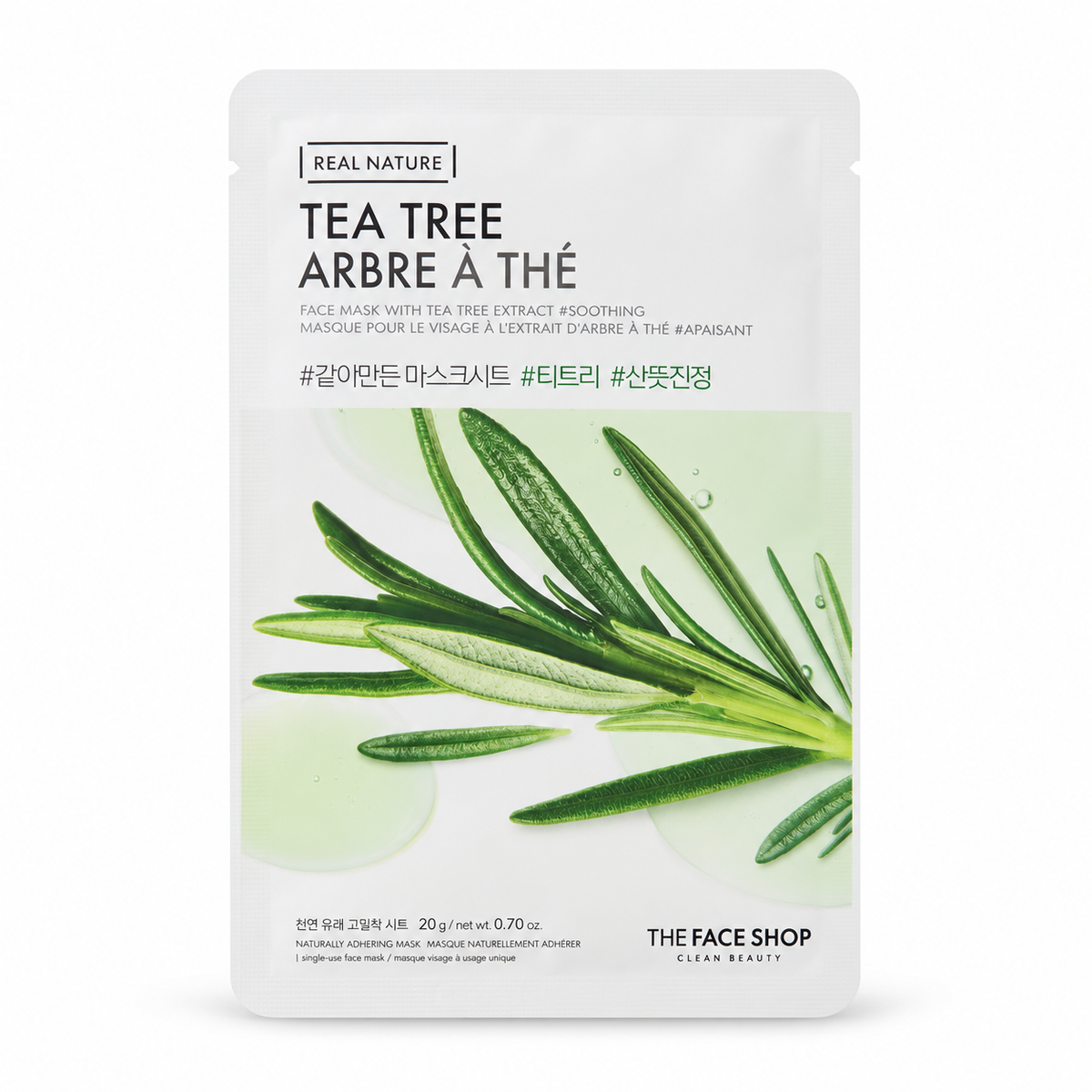 The Face Shop Real Nature Sheet Mask Collection 1pc
