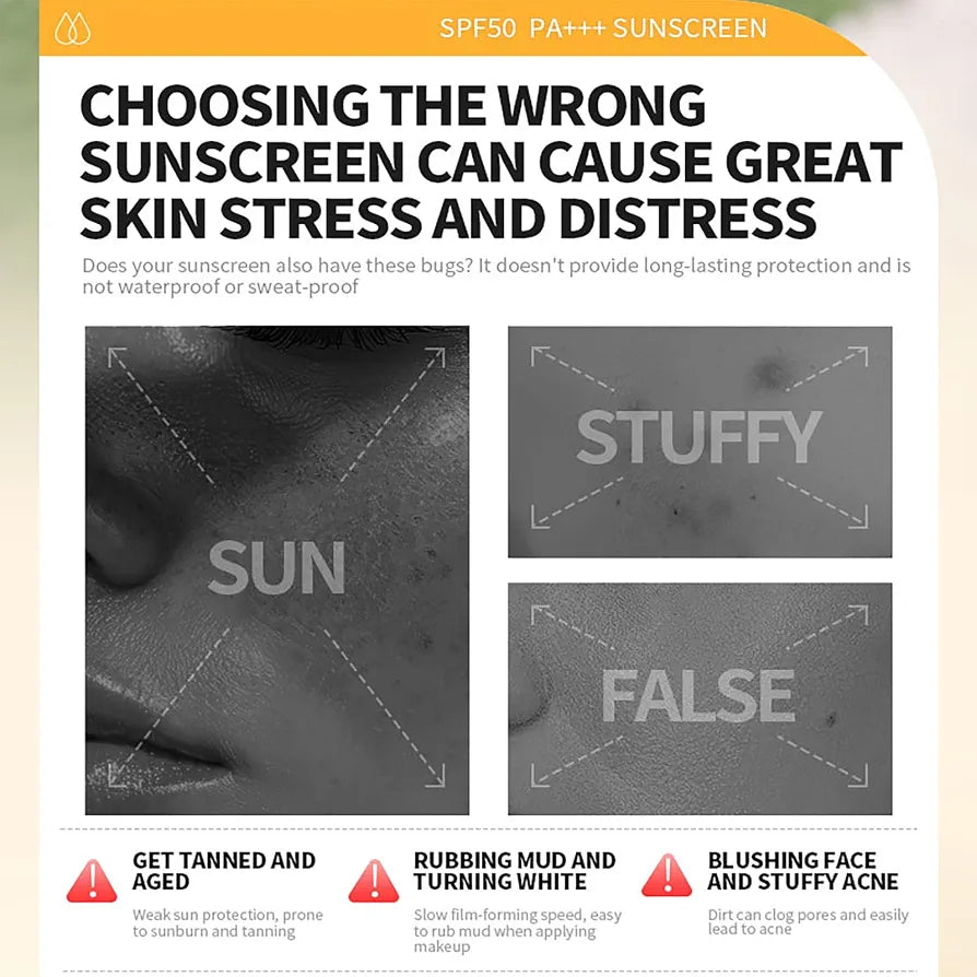 DEleventh SkinDilys Australian Brand SPF50 PA+++ 50g / Titanium Dioxide & Vitamin E for UVA/UVB Protection