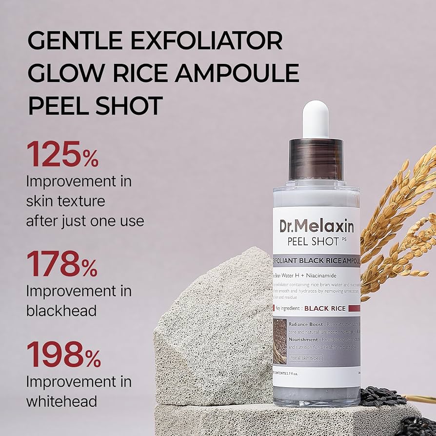 Dr.Melaxin Exfoliating Black Rice Ampoule
