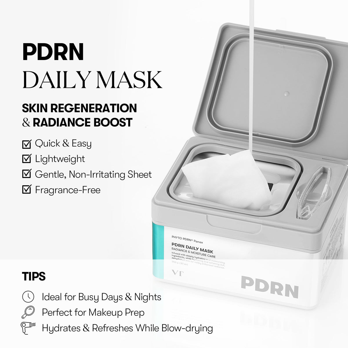 VT PDRN Daily Mask 30 Sheets 350g