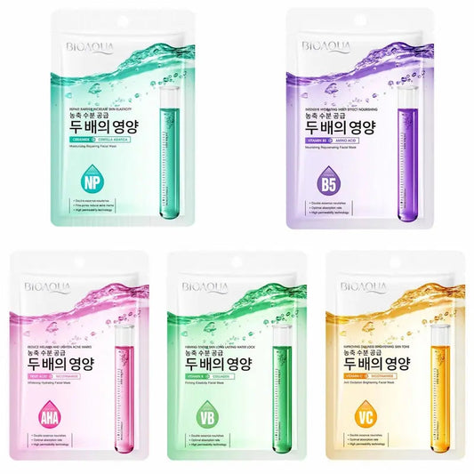 BIOAQUA Double Essence Nourishing Face Sheet Mask 1pc 25ml