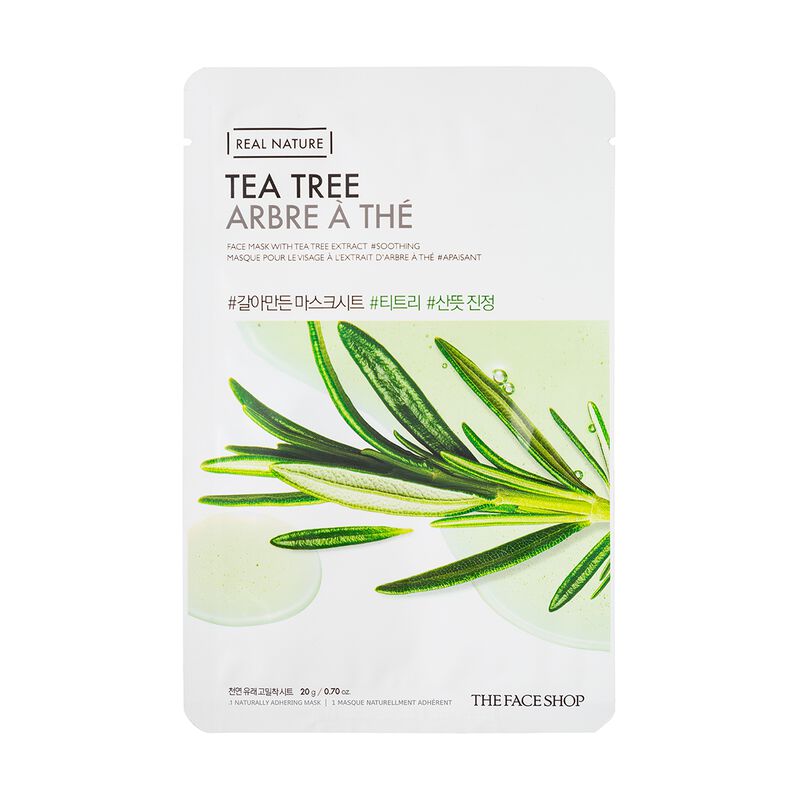 The Face Shop Real Nature Tea Tree Face Mask 1pc