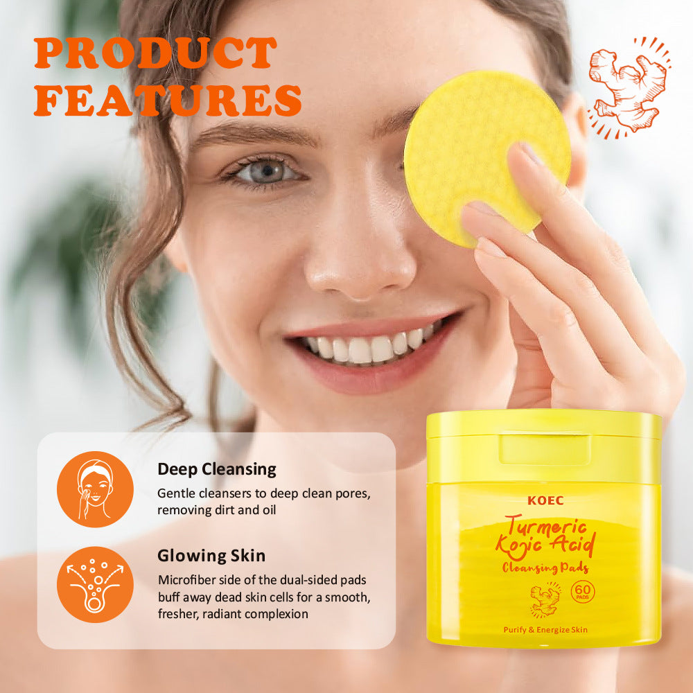 KOEC turmeric kojic acid toner pad 60 pads