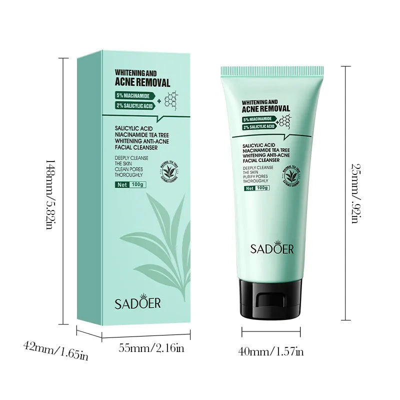 Salicylic Acid Acne Cleanser for Clear Skin – SADOER 100g
