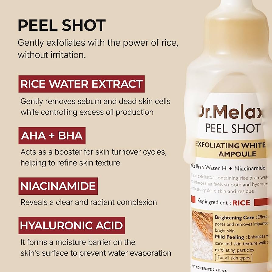 Dr.Melaxin Peel Shot Glow White Rice