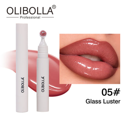 Olibolla plush brush head lip glaze plump lip gloss