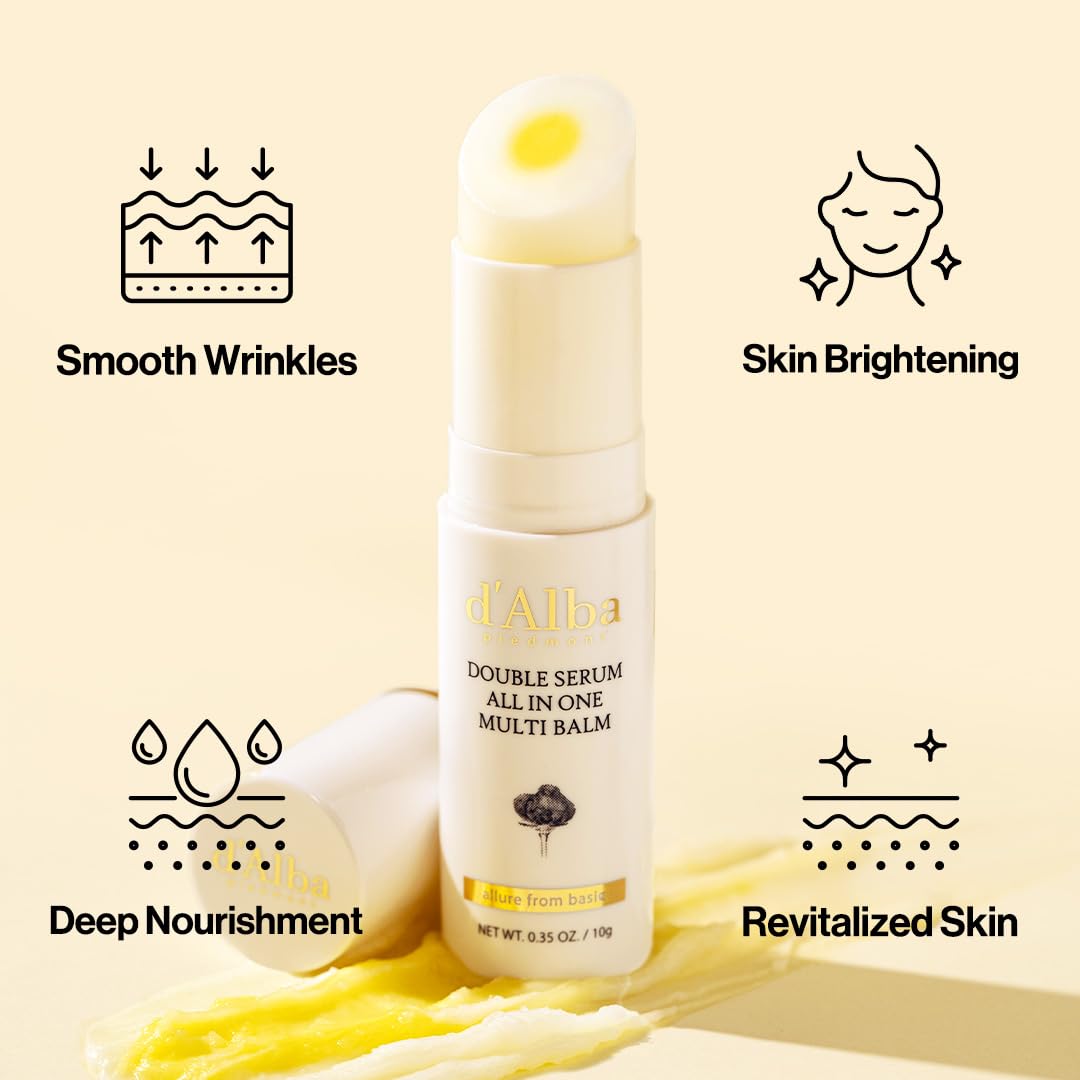 D'Alba Double Serum All In One Multi Balm Stick 10g