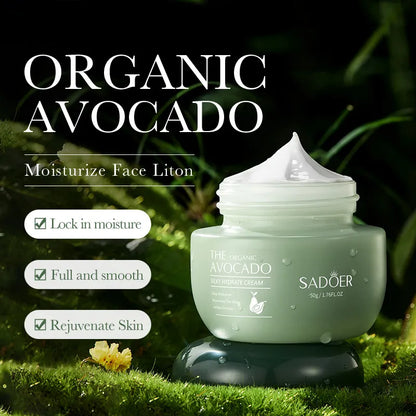 Avocado Face Cream Hydrating & Smoothing Formula 50g – SADOER