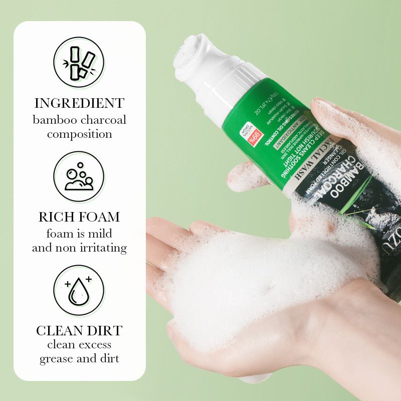 ZOZU Black Charcol Oil Control Deep Facial Wash 120g