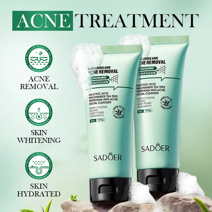 Salicylic Acid Acne Cleanser for Clear Skin – SADOER 100g