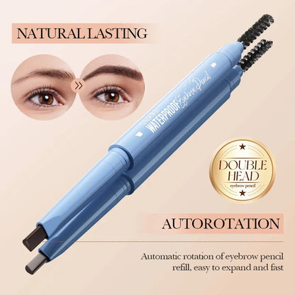 Waterproof Dual-End Brow Pencil Smudge Proof 0.4g SADOER