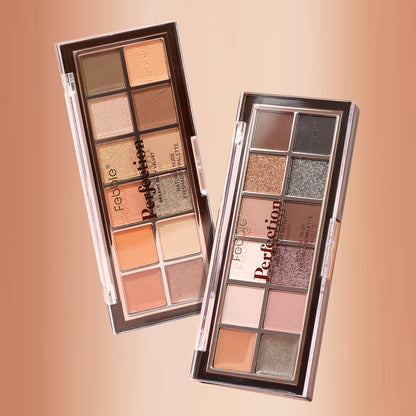 Febble Perfection Cream+Powder Eyeshadow Palette 12 Colors 10g