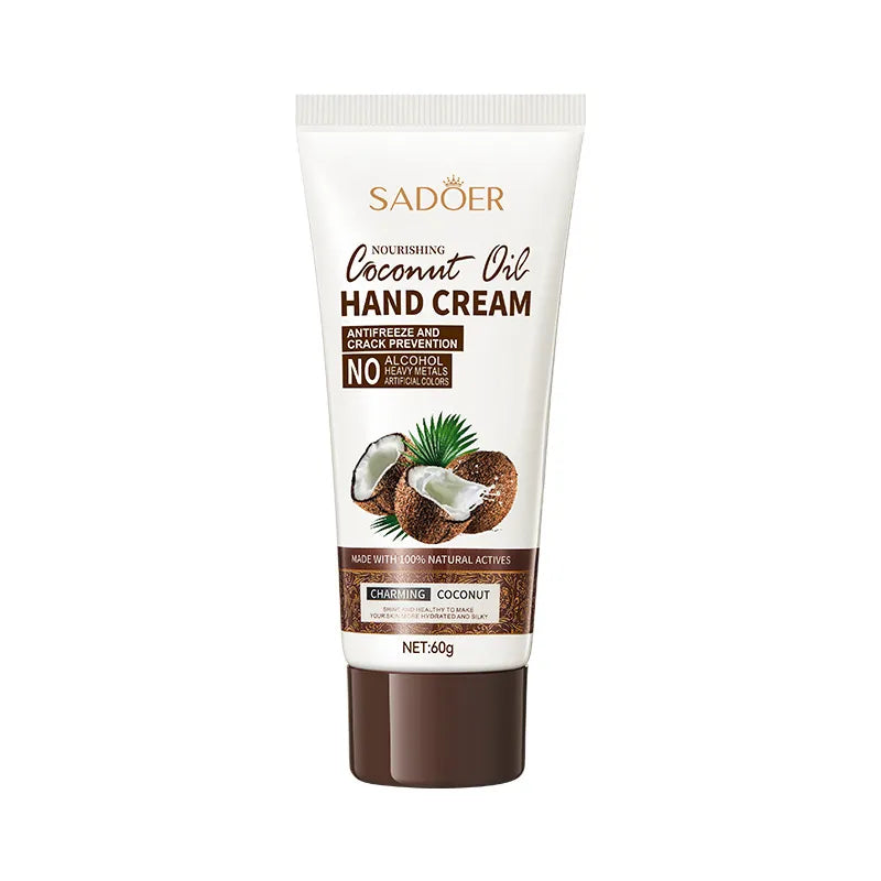 Coconut Hand Cream for Moisturizing and Cracked Skin Prevention 60g – SADOER