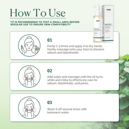 Koec Heartleaf Cleansing Oil