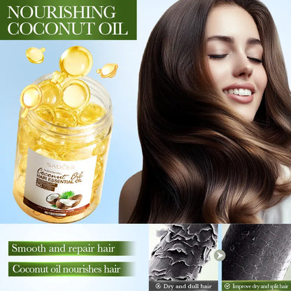 Sadoer Coconut Oil Hair Conditioner with Nourishing Oil Capsules