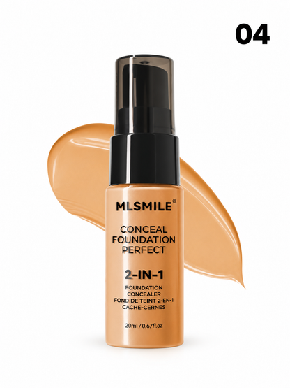 MLSMILE 2-in-1 Foundation & Concealer 20ml