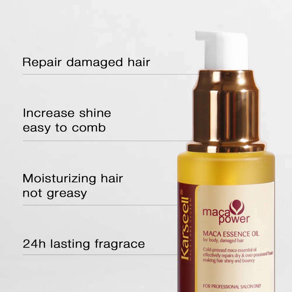 Karseell Maca Power Essence Oil – Repair & Shine Hair Serum