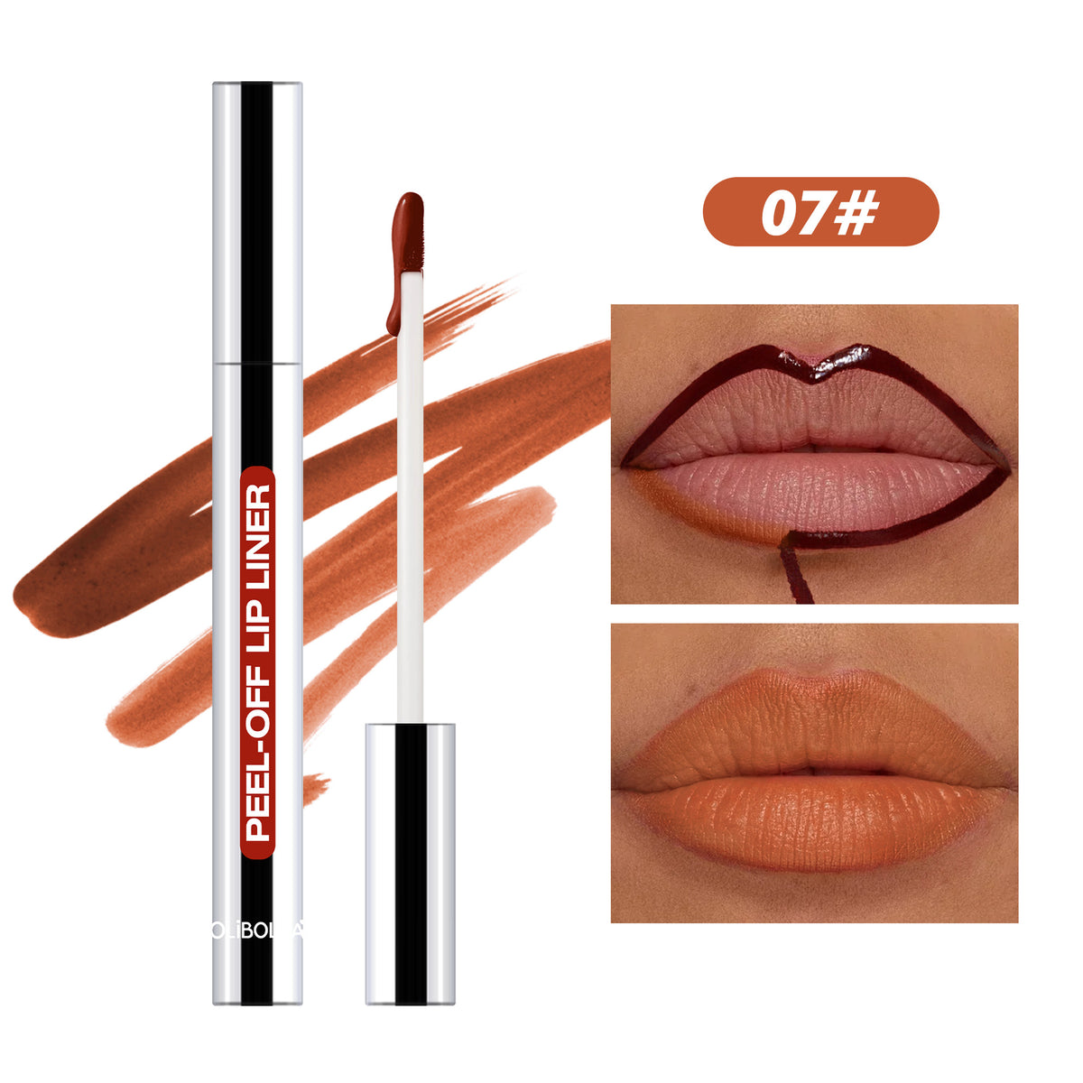 Matte Peel-Off Lip Gloss Dyeing Peel-Off Lip Liner