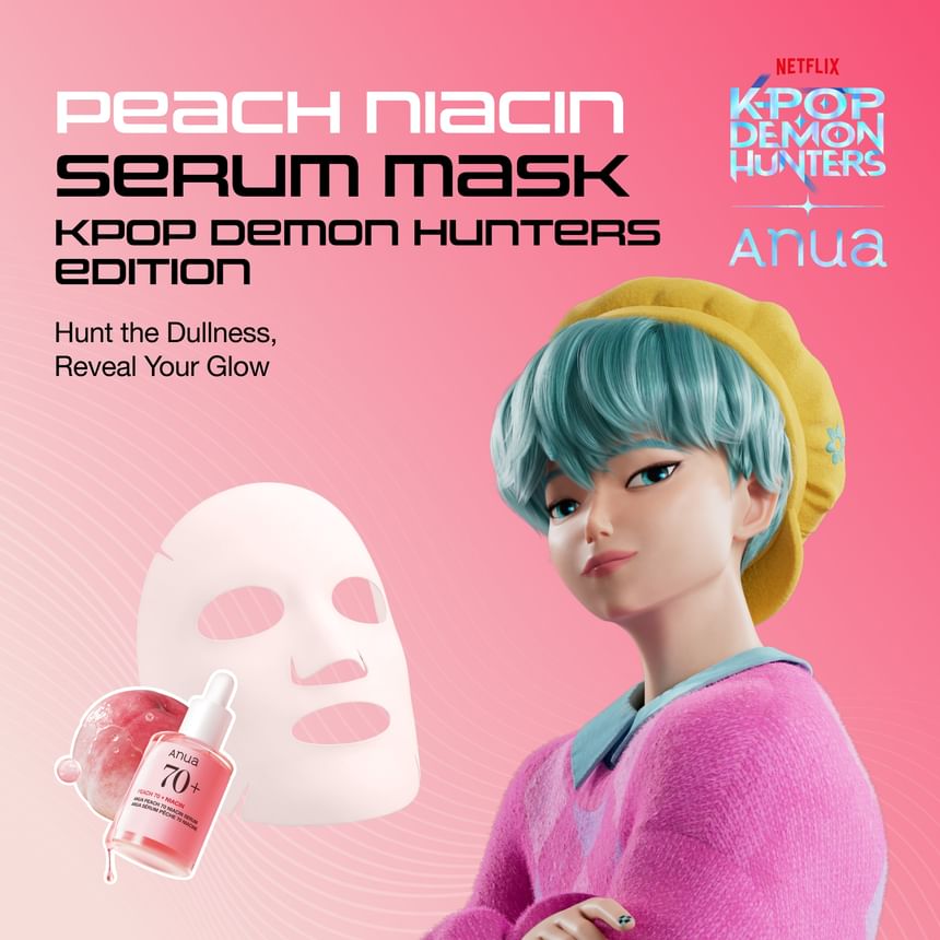 Anua Kpop Demon Hunters Peach Mask 25ml x 1 sheet