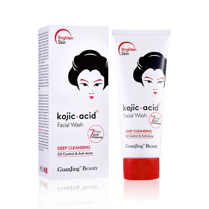 GUANJING Kojic Acid Brightening Deep Cleansing Facial Wash 100g