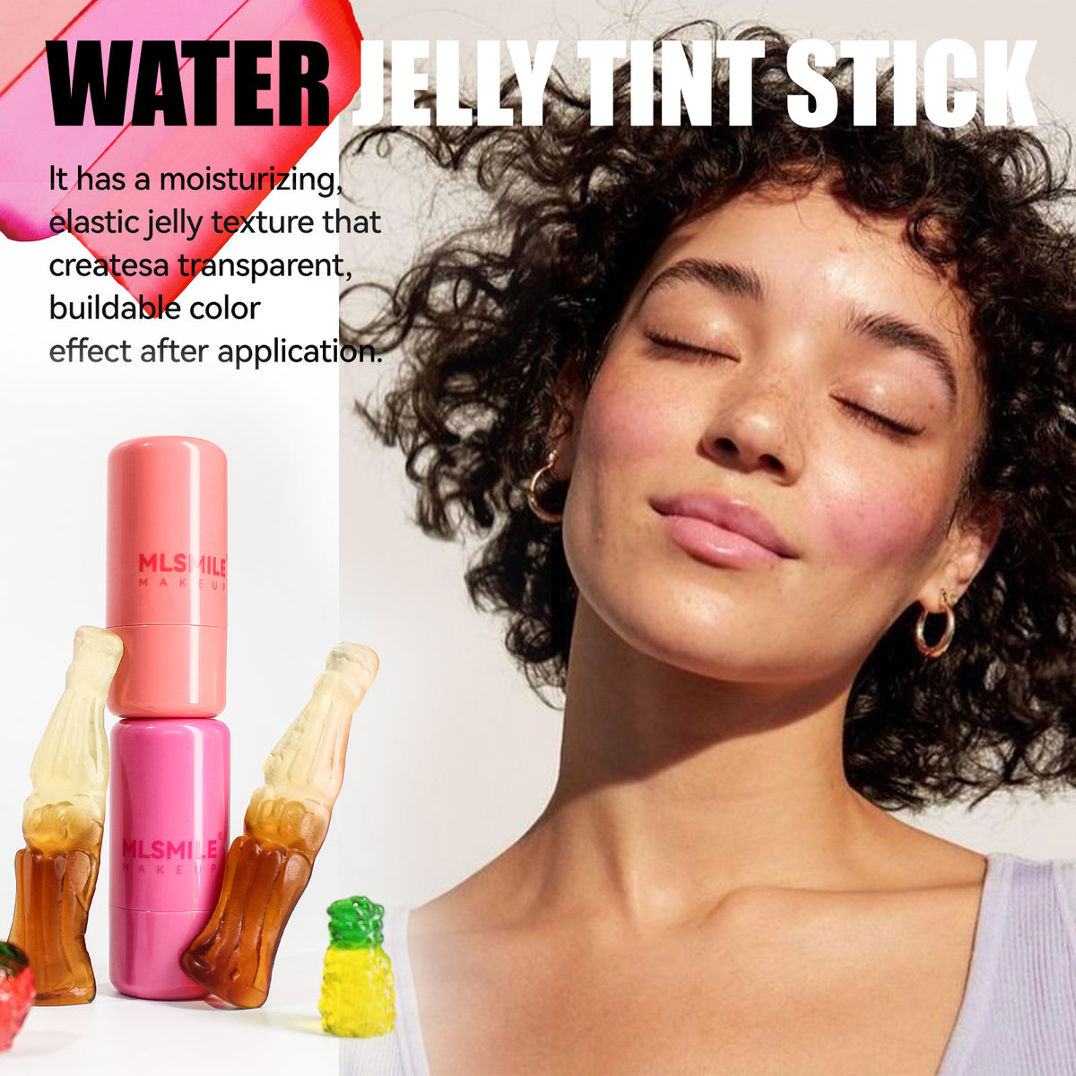 MLSMILE Jelly Lip & Cheek Tint Stick 5g