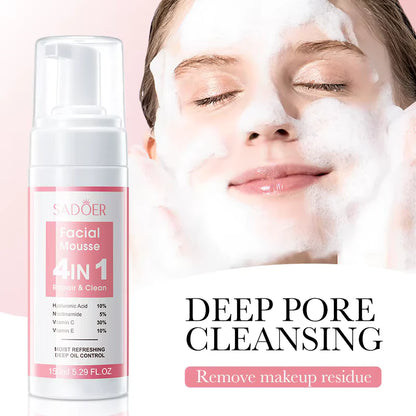 Sadoer 4-in-1 Facial Cleansing Mousse 150ml