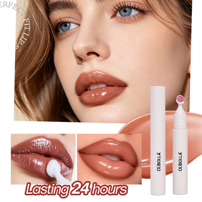 Olibolla plush brush head lip glaze plump lip gloss